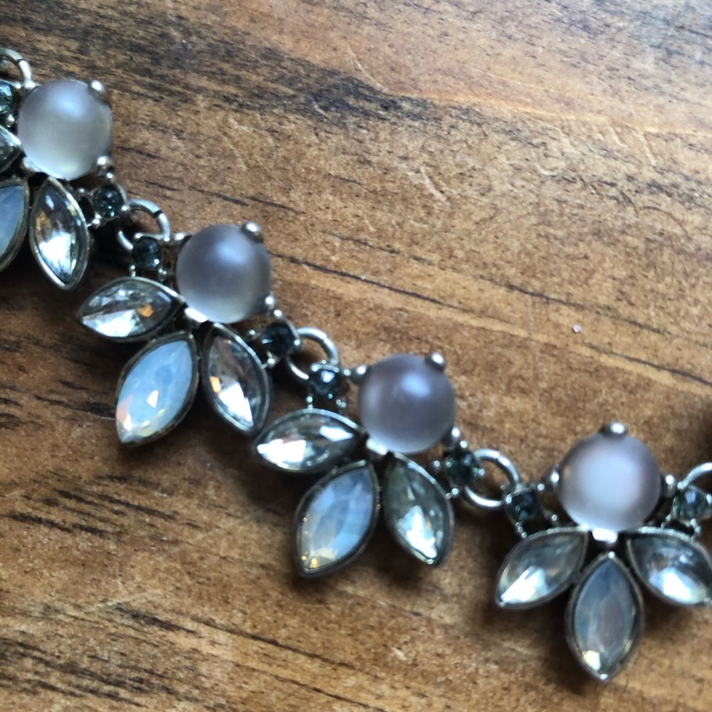 Loft multicolored jeweled choker